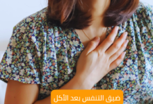 ضيق التنفس بعد الأكل Shortness of breath after eating