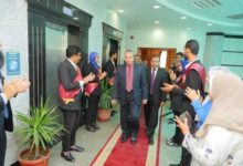 مجلس جامعة السويس يكرم الشرقاوي لانتهاء خدمته للجامعة 7 2164714 0