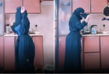فتاة منتقبة تثير الجدل برقصها علي تطبيق التيك توك 6 png 38