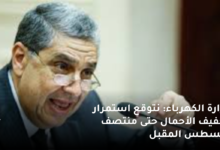 وزارة الكهرباء: نتوقع استمرار تخفيف الأحمال حتى منتصف أغسطس المقبل 7 وزارة الكهرباء نتوقع استمرار تخفيف الأحمال حتى منتصف أغسطس المقبل