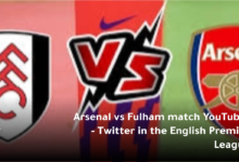 broadcast of the Arsenal and Fulham match, "YouTube - Twitter in the English Premier League 7 Arsenal vs Fulham match YouTube Twitter in the English Premier League