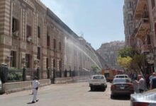 حريق يشتعل في وزارة الأوقاف بمنطقة باب اللوق في القاهرة 7 FB IMG 1691229294136