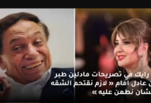 ما رايك في تصريحات مادلين طبر عن عادل امام لازم نقتحم الشقه علشان نطمن عليه