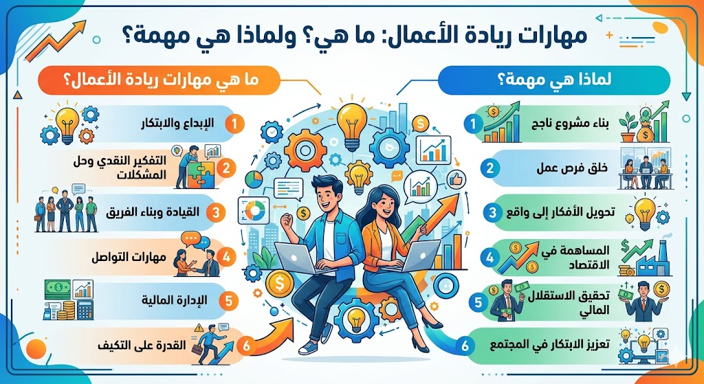 مهارات ريادة الأعمال.. ما هي ولماذا هي مهمة؟