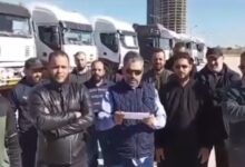 شاهد سائقي الشاحنات في ليبيا يعتصمون احتجاجًا على تردي الأوضاع 7 img 1704650551771