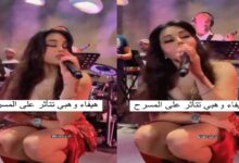 فستان هيفاء وهبي يُعرضها للإحراج على المسرح 7 img 1722834216089