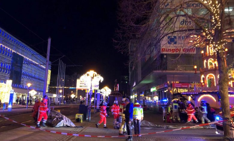 Original video of the Magdeburg Christmas market attack: Driver arrested 12 ٢٠٢٤١٢٢٠ ٢٣٣٨١٦