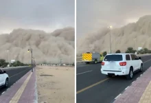 فيديو | موجة غبار عملاقة تضرب وادي الدواسر بالرياض 7 20250321221454 1