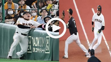 巨人・丸佳浩、惜しくもキャッチならず!ファンのグラブに阻まれた“悔しい一瞬” 3 1753079695693 fxdk8q 2 0