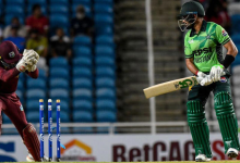 Babar Azam’s Century Wait Goes On as He Slams Bat in Frustration After Narrowly Missing Fifty in 1st ODI vs West Indies 7 123