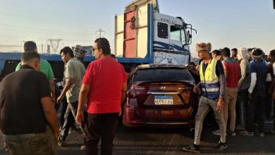 حادث مروع بطريق العين السخنة.. تصادم سيارة نقل وملاكي يُسفر عن إصابة 4 أشخاص ونقلهم إلى المجمع الطبي 5 img 1759072259501