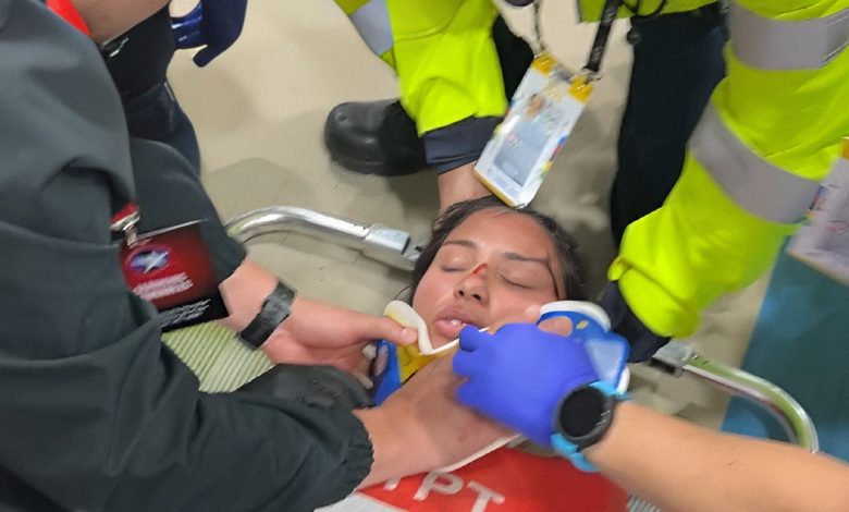 إصابة اللاعبة ابتسام زايد في بطولة العالم للدراجات بعد سقوط مروع على المضمار 8 1761293864048 mz554u 2 0