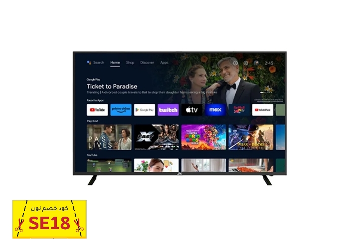 خصم خرافي على تلفزيون جاك 43 بوصة سمارت LED فول اتش دي – احصل عليه الآن بـ8700 بدل 16500 مع كود نون SE18 1 img 1759317153463