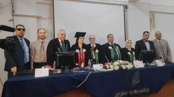 تهنئة للمهندسة منال بكر لحصولها على درجة الماجستير بامتياز من جامعة الزقازيق في تسويق وتداول المنتجات الغذائية وجودة وسلامة الغذاء 2 IMG 20251109 WA0004