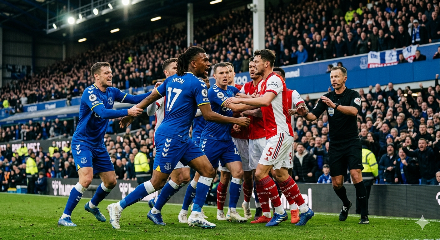 Alex Iwobi Loses His Cool