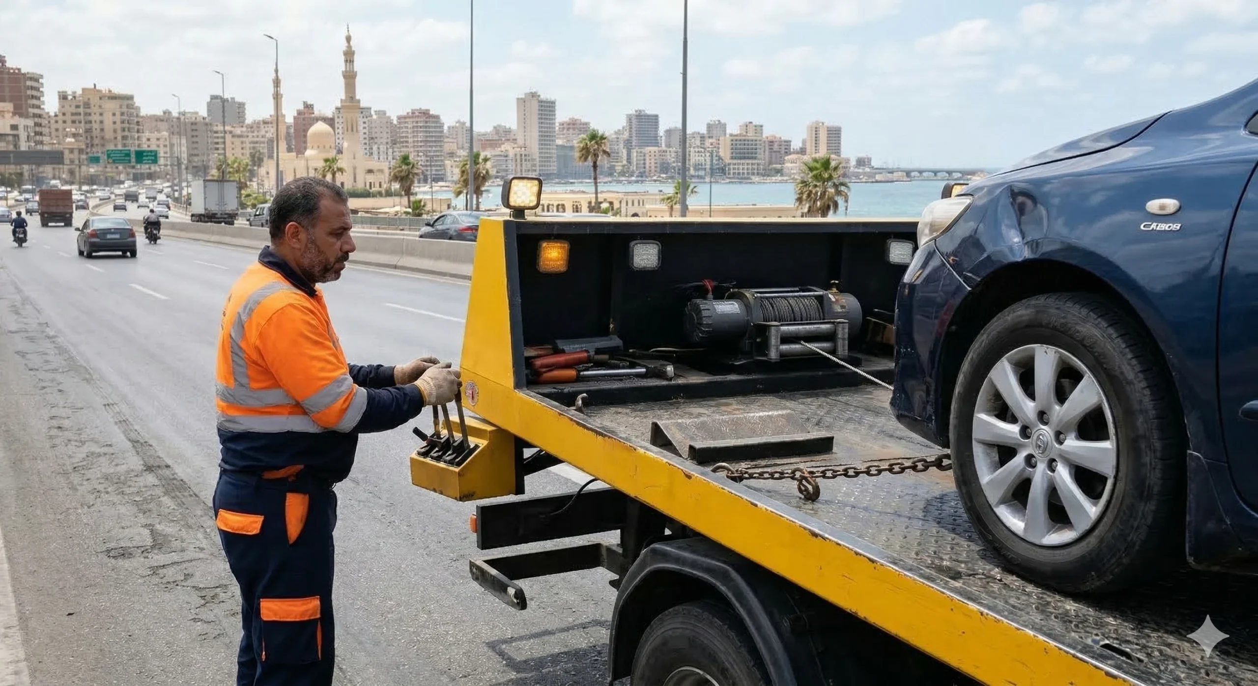 اسرع ونش انقاذ بلبيس