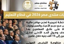 رفع دخل المعلمين في مصر